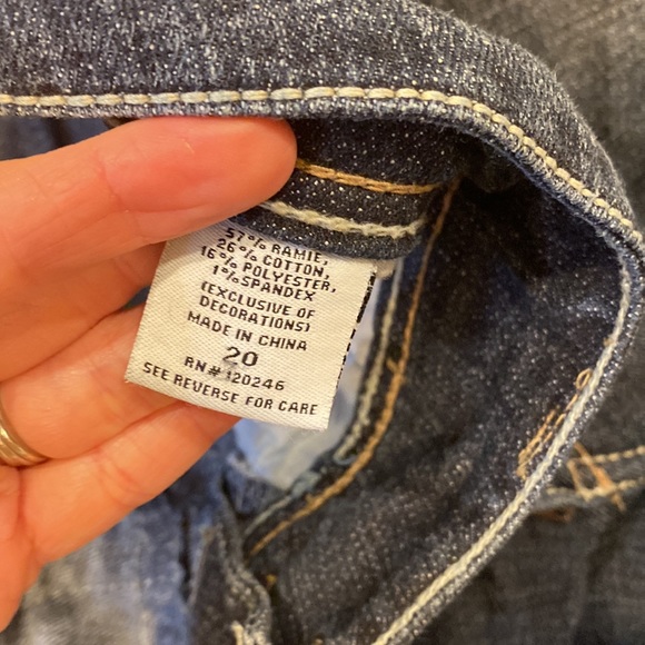 Wide leg vintage Bongo jeans slightly distressed - Picture 6 of 8